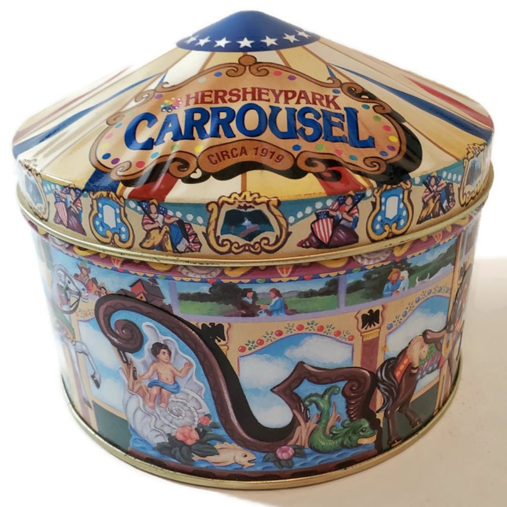 Hershey Carousel Hometown #13 Collectible Tin 1996